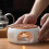 Ceramic teapot warmer base for insulation and heating 3