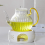 Ceramic teapot warmer with cork cushion 2 pcs 4