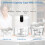 White Cordless Mini Food Chopper Set 3 Pieces 2