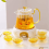 Ceramic teapot warmer with cork cushion 2 pcs 8