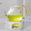 Ceramic Teapot Warmer with Cork Cushion 1pc 2