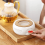 Ceramic teapot warmer with cork cushion 2 pcs 6