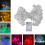 Christmas snowflake LED string lights battery operated 20 5