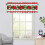 Snowman Window Curtain Rod Winter Kitchen Valance 2