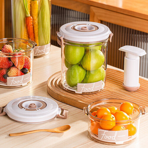 Vacuum Food Storage Containers with Manual Pump 630ML 2