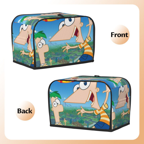 Phineas and Ferb toaster cover 2-slice polyester 1
