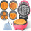 Mini Waffle Maker 4-in-1 Blue with Removable Plates 7