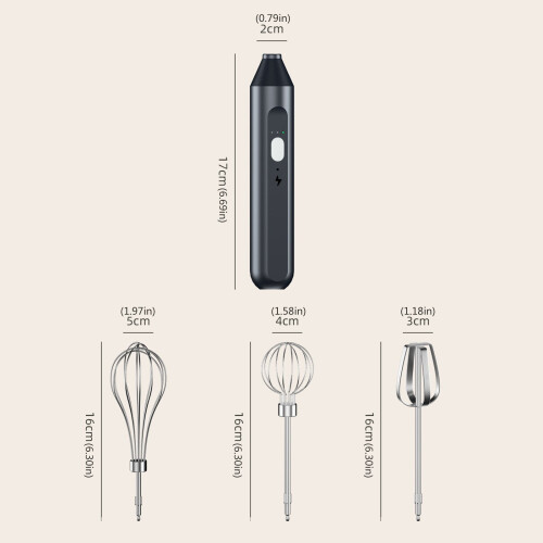 Electric Egg Beater for Household Baking, 1 pc 2