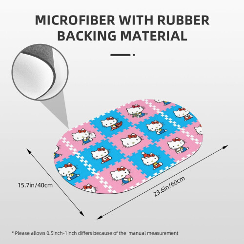 Hello Kitty Christmas diatomite floor mat 15.7x23.6 in 2