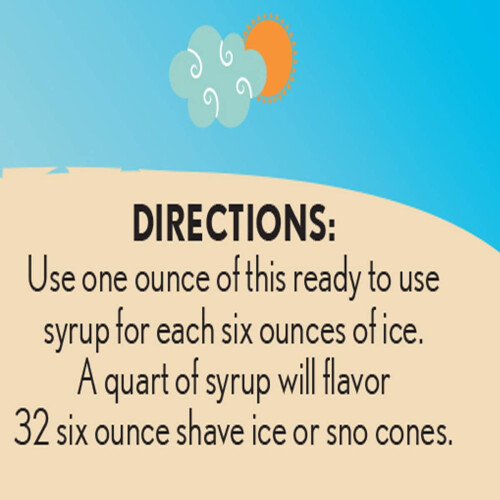 Horchata Snow Cone Syrup Quart 32 fl oz 2