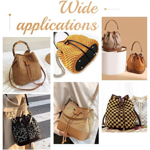 Crochet Bag Kit with Oval Bottom Pad 4pcs 2