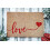 Red Heart Welcome Coir Doormat 2