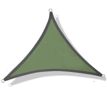 (unilateral 3m, green) Waterproof Shade Sail Patio Awning Outdoor Garden Pool Sun Canopy Shelter Cover With fixed rope