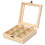 Wooden Tea Bag Organizer Box with 9 Compartments 4