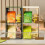 Wall-Mounted Tea Bag Storage Box High-Quality Green 7