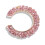 Lady Rhinestone C-Shape Ear Cuff Clip 1 Pc 2