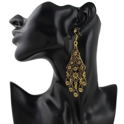Waterfall Drop Earrings Anti-allergic Boho Style 1 Pair 2