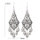Waterfall Drop Earrings Anti-allergic Boho Style 1 Pair 5