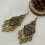 Waterfall Drop Earrings Anti-allergic Boho Style 1 Pair 8