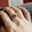 Women's retro rose openwork ring party jewelry 2