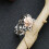 Women's retro rose openwork ring party jewelry 6