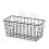 (as shown 1) Wrought Iron Kitchen Seasoning Storage Baskets Cosmetic Storage Basket Bathroom Rectangular Storage Box Wall Hanging Rack 1
