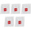 Tea Filter Bags Nylon Unbleached Paper 100 pcs 6