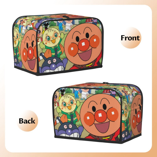 Anpanman toaster cover 2-slice polyester dust and 1