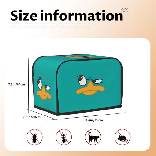 Phineas and Ferb toaster cover 2-slice polyester 2