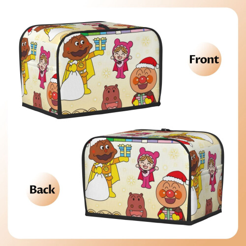 Anpanman toaster cover 2-slice polyester dust and 1