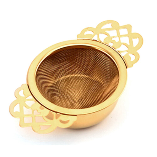 Stainless Steel Tea Strainer with Drip Bowl 2 pcs 1