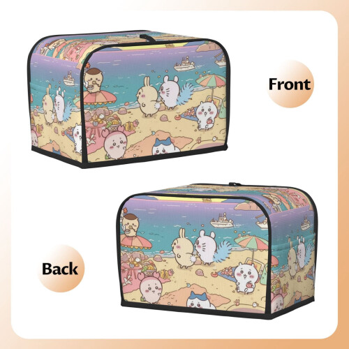Chiikawa toaster cover 2-slice polyester dust and 1