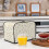 Floral Toaster Cover 2-Slice Polyester Dust and Fingerprint 5