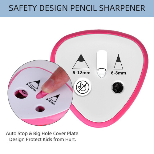 Jacenvly Electric Pencil Sharpener 6–12mm 1