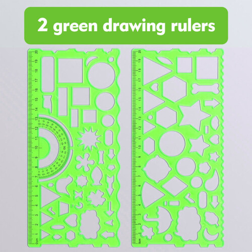 Jacenvly Halloween Decoration Set Geometric Ruler Protractor 1