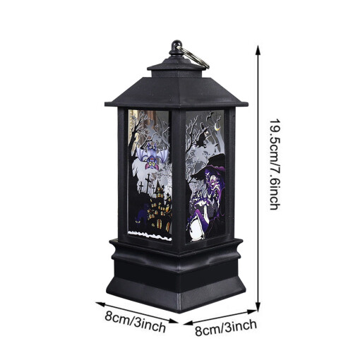 LED Halloween square wind light, soft glow, 1 piece 2