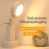 Wall Mounted Desk Lamp with Rotatable Head, 3-Color 6