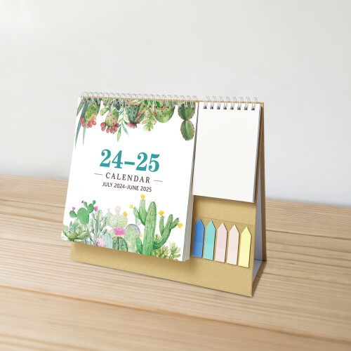 Jacenvly Desk Calendar English Pocket Size 1