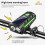 Outdoor Bicycle Front Light Solar Powered Flashlight 8