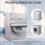 Front Load Dryer Cover Dustproof Waterproof Storage 5