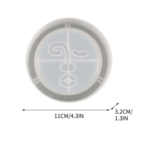 Facial Expression Ashtray Silicone Mould 1 Piece 1