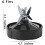 Ninja Blender Replacement Extractor Blade with 6 Fins for 6