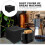 Toaster Cover Dustproof Protective Sleeve Black 33x28x21.5cm 2