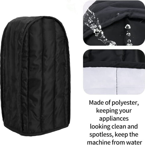 Blender Dust Cover Black 2 Pack 2