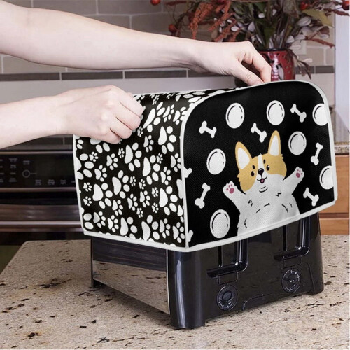 Toaster Cover 2-Slice Dust Cover for Home Kitchen 2