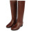 Geox (, ) Geox D Felicity Leather Women's Brown Boots 6