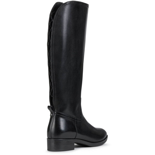 Geox (, ) Geox D Felicity Leather Women's Black Boots 1
