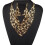 Women's triangular scarf and bib necklace set 2 pcs 5