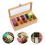 Bamboo Tea Bag Organizer with 5 Compartments 4