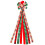 Red Christmas tree bow decoration 10 pcs 2